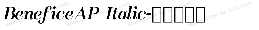 BeneficeAP Italic字体转换